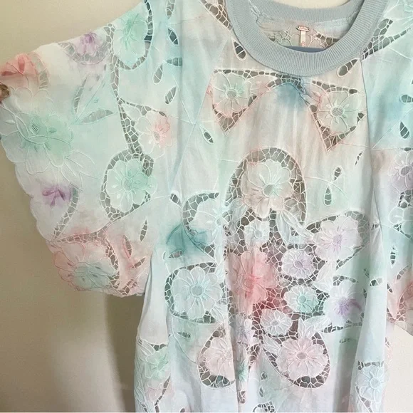 Free People Sunrise Lace Top - Picture 6 of 11